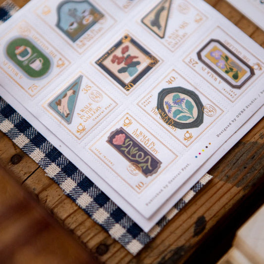 The Gallery Stamp Sticker Sheet · OURS Studio