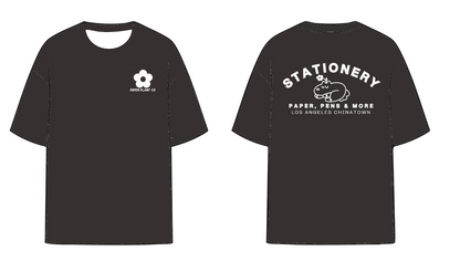 Paper Plant Co Original Sleeping Vincent Tee - Charcoal