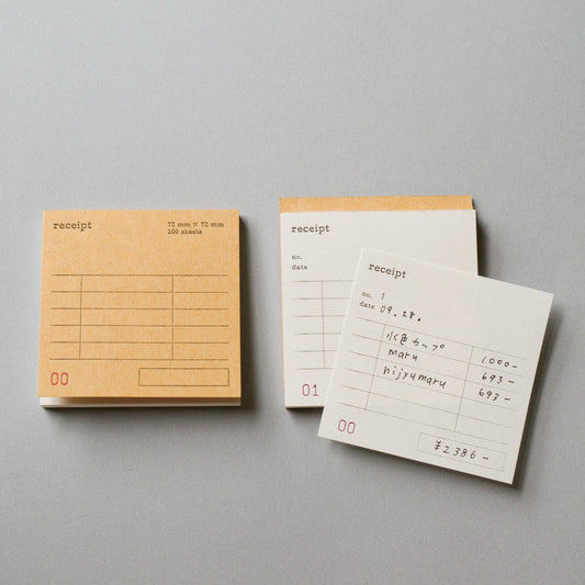 Square Receipt Note Pad · Classiky