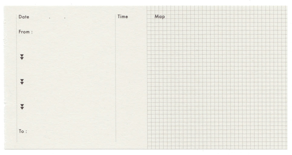 Map Paper Note Pad · Classiky