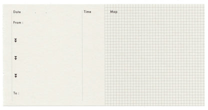 Map Paper Note Pad · Classiky