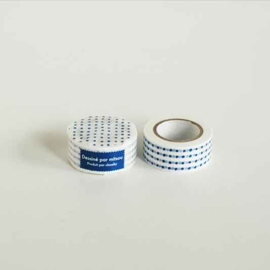 Blue Polka Dot mitsou Masking Tape · Classiky