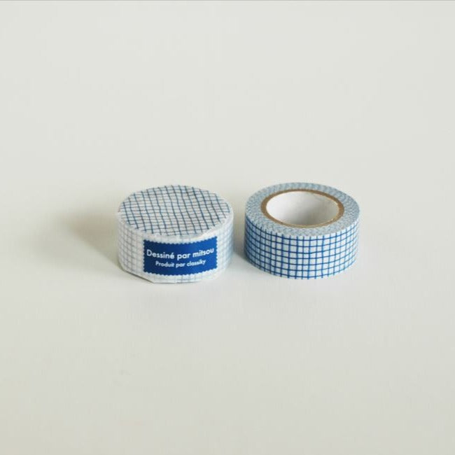 mitsou Masking Tape - Lattice · Blue / Classiky
