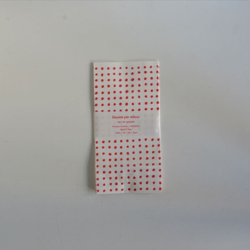 mitsou Small Paper Bag - Polka Dot · Red / Classiky