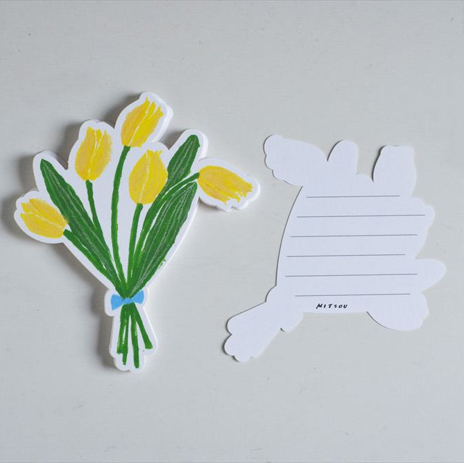 mitsou Tulip Bouquet Label Card Set · Classiky