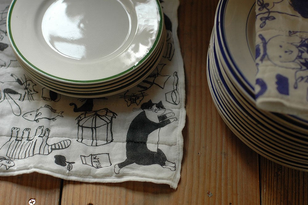 Toraneko Bonbon KAYA kitchen cloth - Cat · Classiky