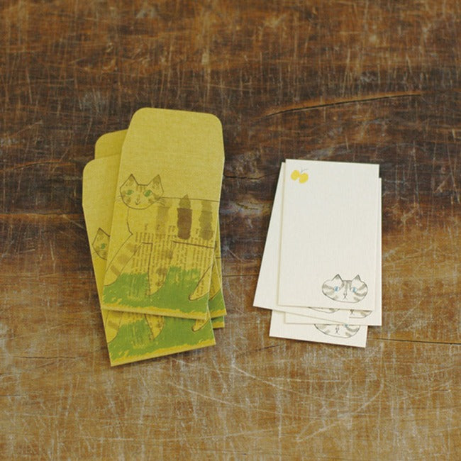 toranekobonbon Mini Envelope + Card Set · Set of 5 / Classiky