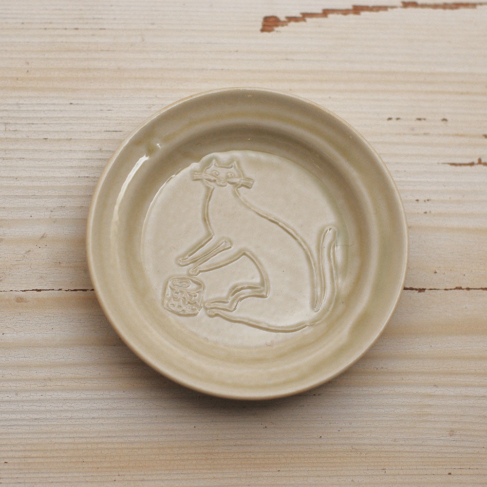 Toraneko Bonbon Round Small Dish - Cat · Classiky