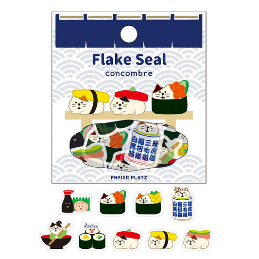 cat sushi stickers sticker 