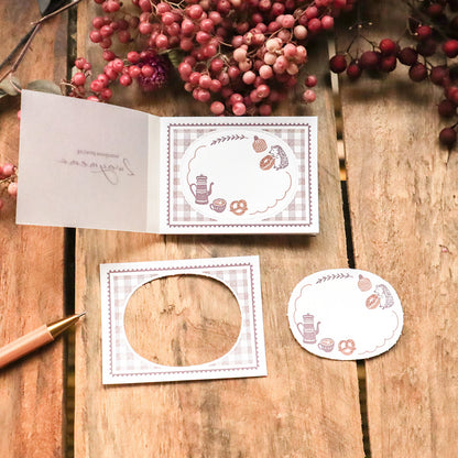 Coffee Pocket Letterpress 2-way Memo Pad・Keibunsha & meriBUN