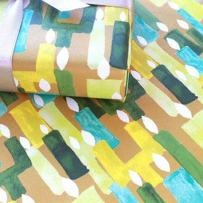 Candle Pattern Wrapping Paper · Regaro Papiro