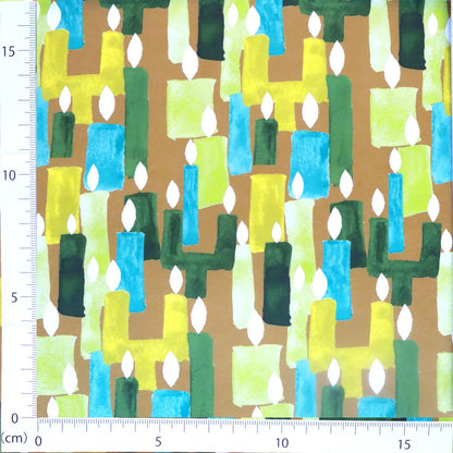 Candle Pattern Wrapping Paper · Regaro Papiro