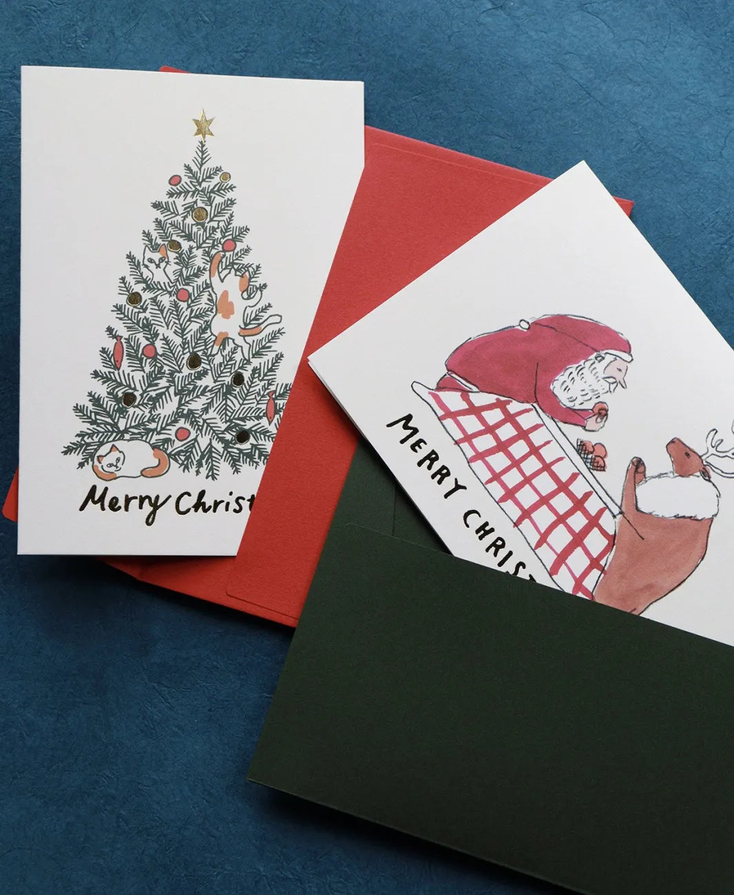 Kotatsu Santa Greeting Card · Regaro Papiro