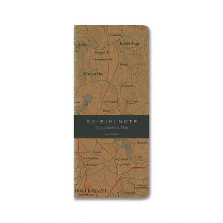 Ro-Biki Notebook - Topographical Map Plain · Yamamoto Paper