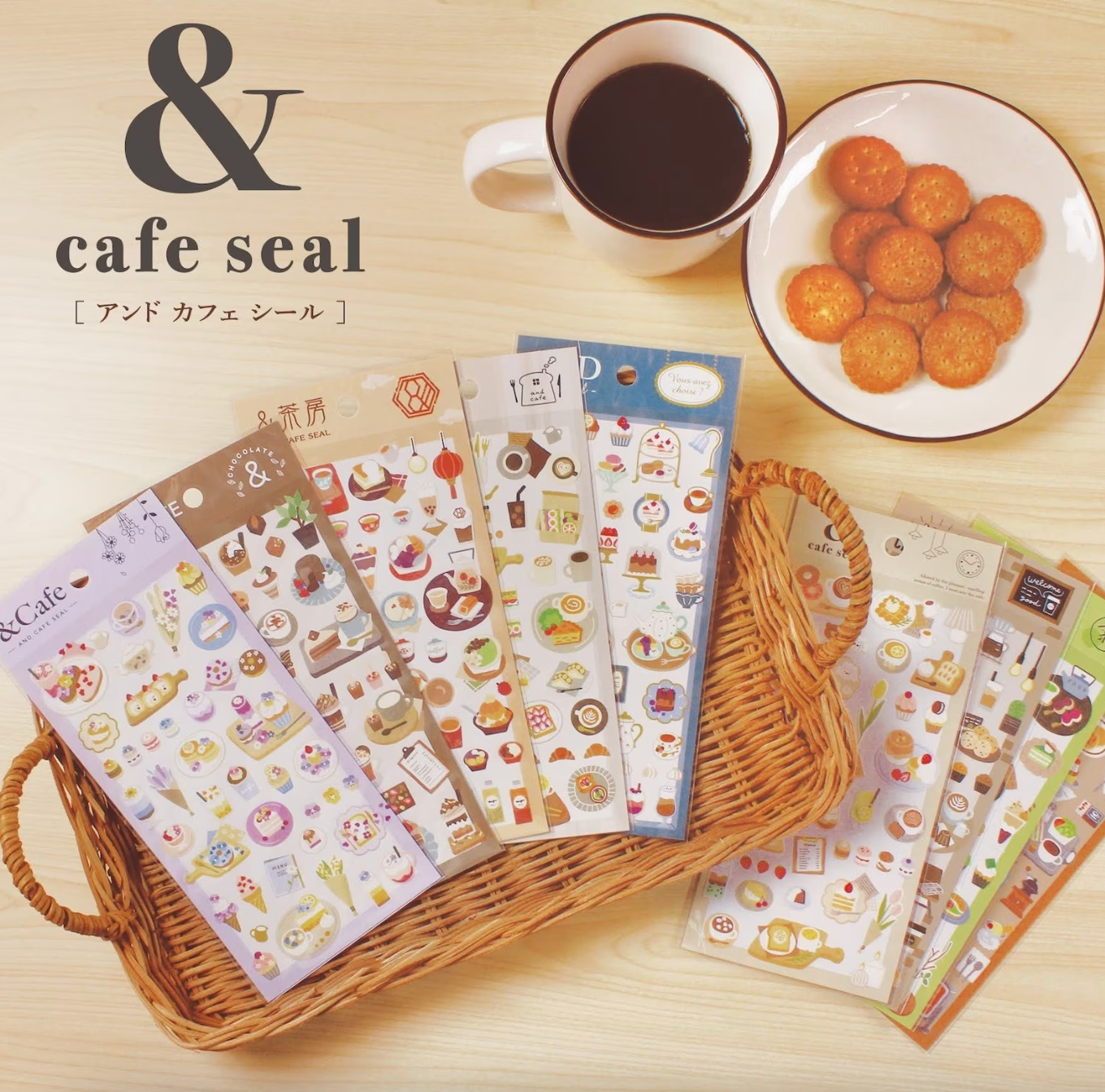 Retro Cafe - & Cafe Sticker Sheet