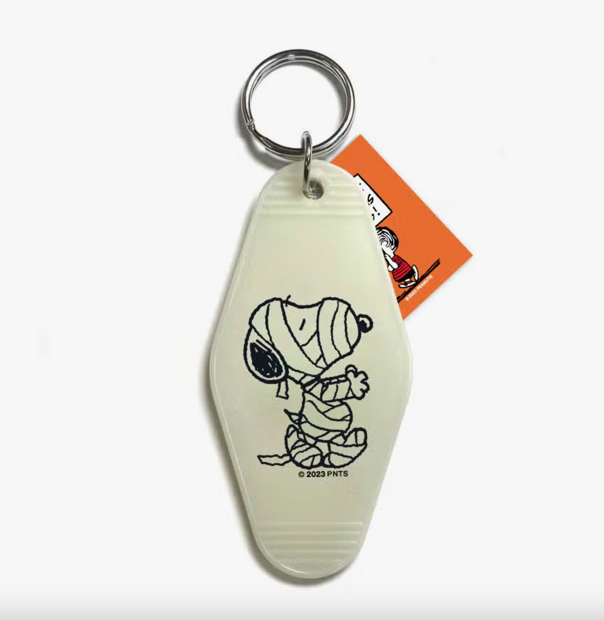 3P4 X Peanuts® - Snoopy Mummy Key Tag (Glow in the Dark!)