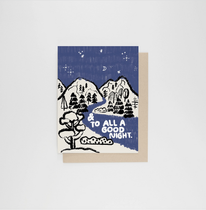 And To All A Good Night Holiday Card · People I've Loved