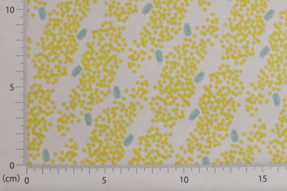 B2 Size Yellow Mimoza Pattern Wrapping Paper · Regaro Papiro