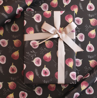 B2 Size Fig Pattern Wrapping Paper · Regaro Papiro