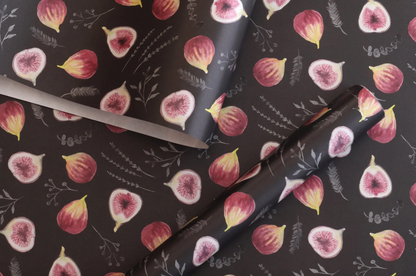 B2 Size Fig Pattern Wrapping Paper · Regaro Papiro