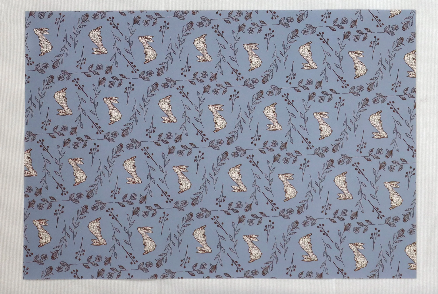 Rabbit Pattern Wrapping Paper · Regaro Papiro