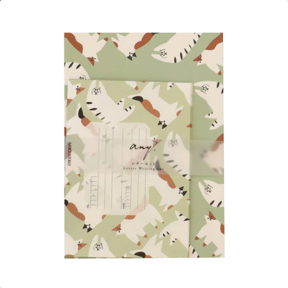 Mikeneko (Calico Cat) Letter Set · any.paper by Regaro Papiro