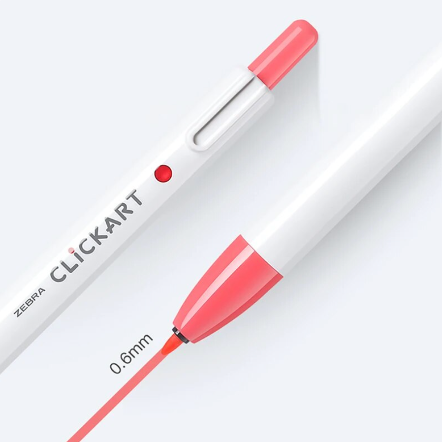 ClickArt Retractable Marker Pen  Marker pen, Pen and paper, Markers