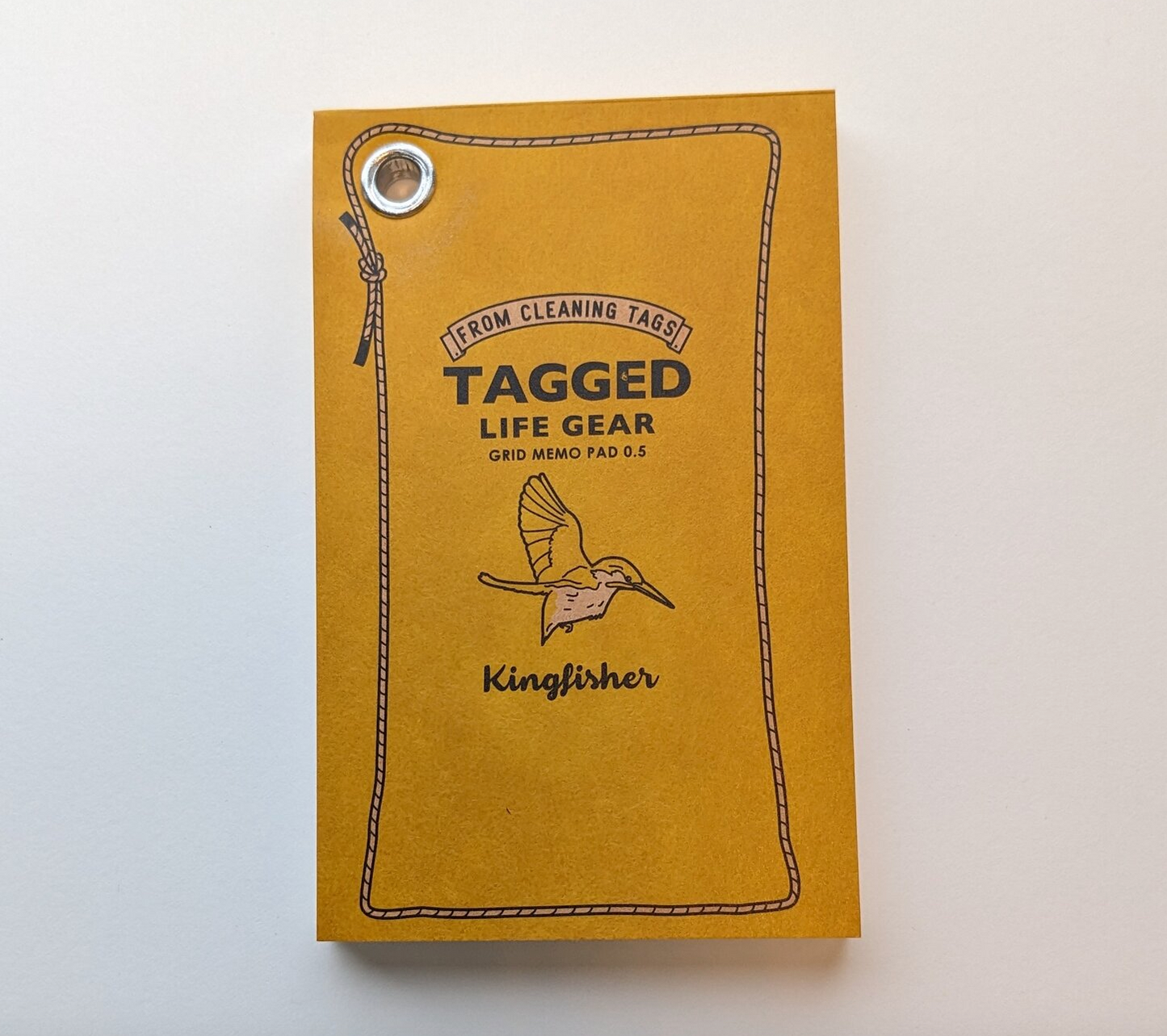 Tagged Memo Pad Large - Kingfisher