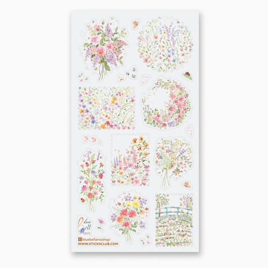 Pastel Bloom Sticker Sheet