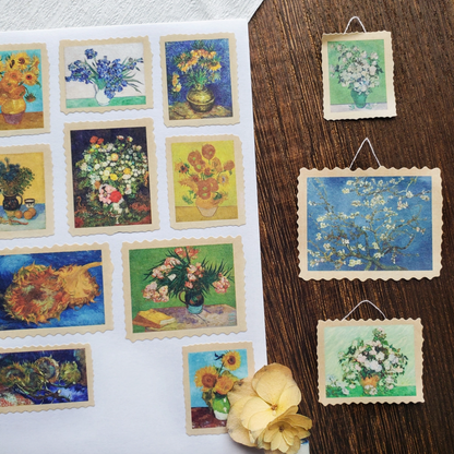 Van Gogh's Flowers Sticker Sheet