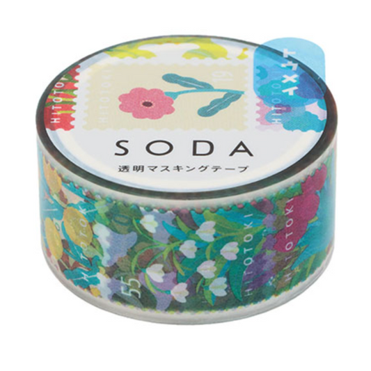 SODA Transparent Masking Tape 20mm / Stamp · King Jim
