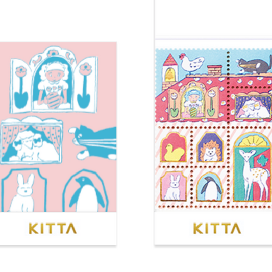 KITTA Stamp Washi Tape - House · King Jim