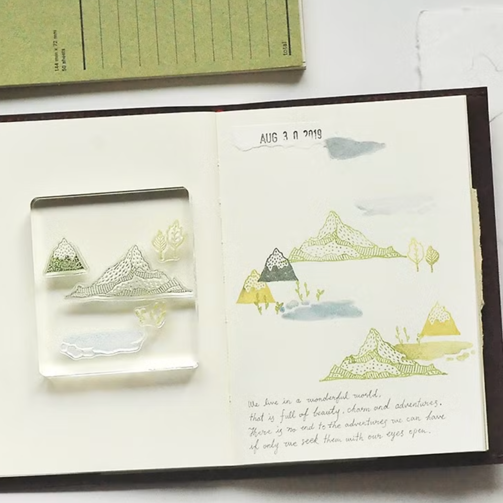 Mountain Landscape / Splice Stamp · MU Lifestyle