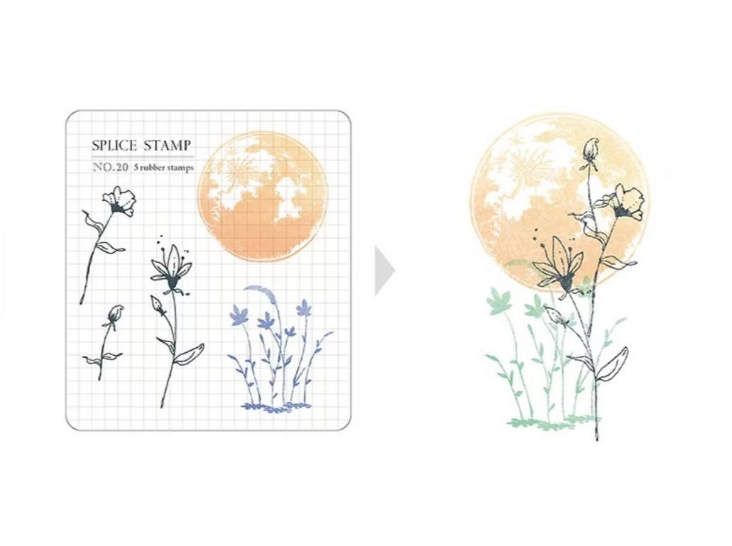 Moonlight Flower / Splice Stamp · MU Lifestyle