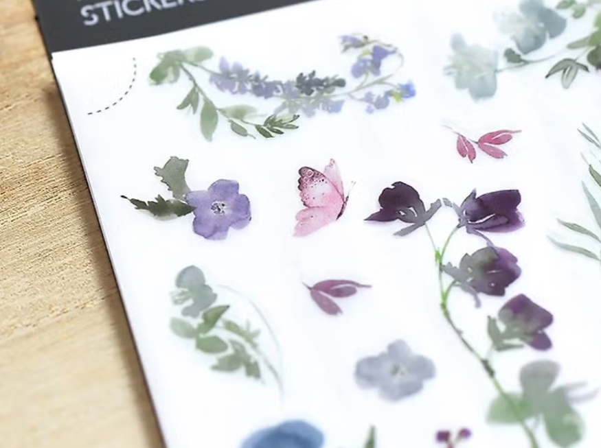 Violet Meadows / Print-On Sticker · MU Lifestyle
