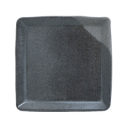 Square plate / Black Sesame · Masters Craft