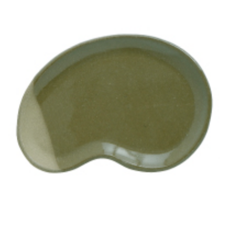 Bean Shape Plate / Matcha · Masters Craft