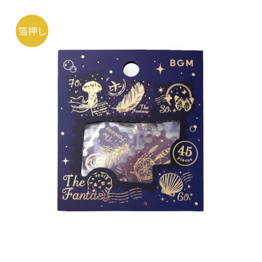 The Fantasy Postage Style Flake Stickers · BGM