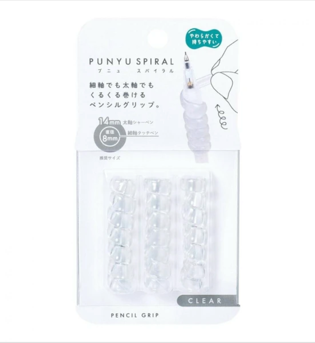 Kutsuwa Punyu Spiral Gel Pencil Grip