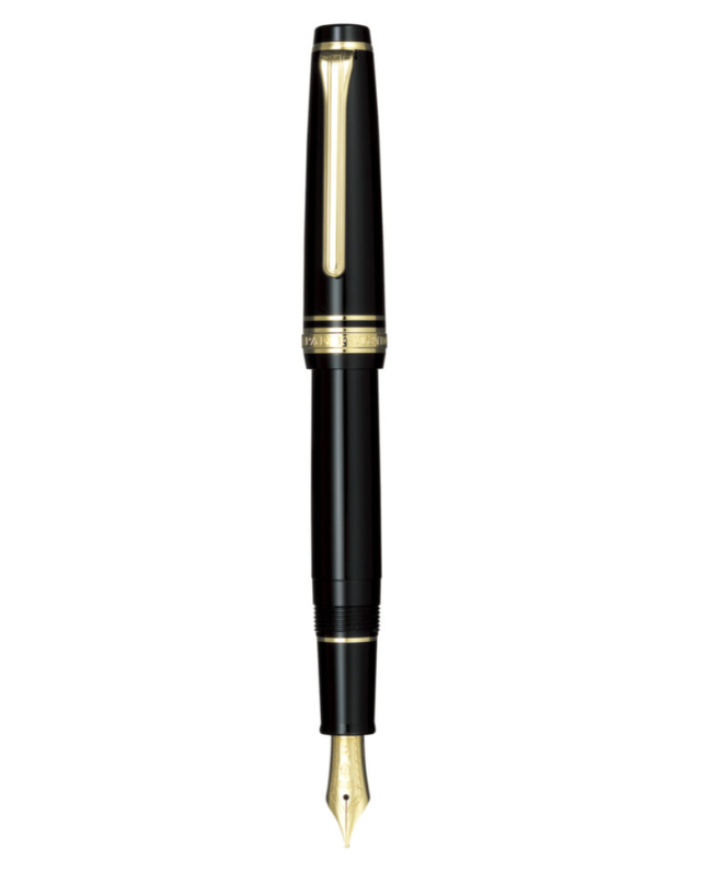 Sailor Pro Gear Slim | Black with Gold Trim《Medium Fine》