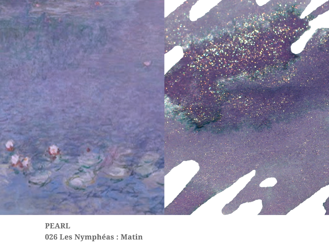 No. 026 Les Nymphéas: Matin Painter Series Pearl Ink · Dominant Industry