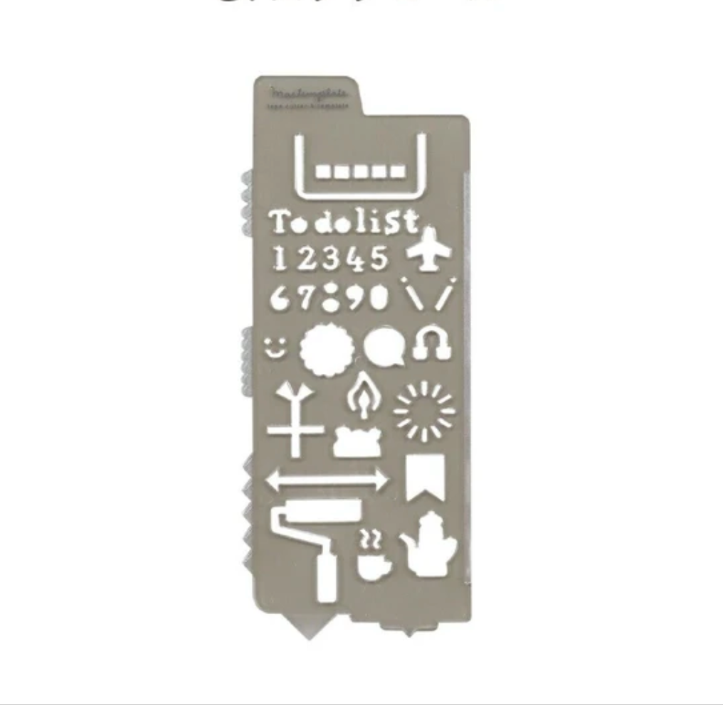 Ribbon Mastemplate Tape Cutter & Stencil · Kutsuwa
