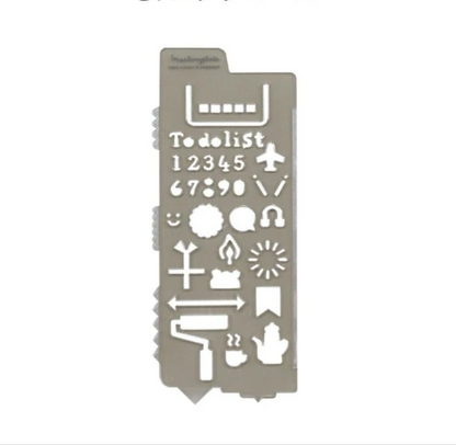 Ribbon Mastemplate Tape Cutter & Stencil · Kutsuwa