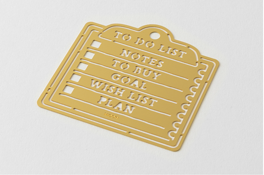 Brass Memo Motif Template · Midori