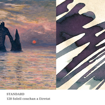 Soleil couchant à Etretat No.120 Standard Painter Series Ink · Dominant Industry