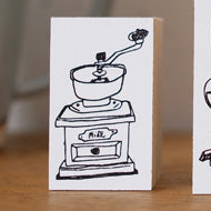 Coffee Mill Rubber Stamp · 36 Sublo