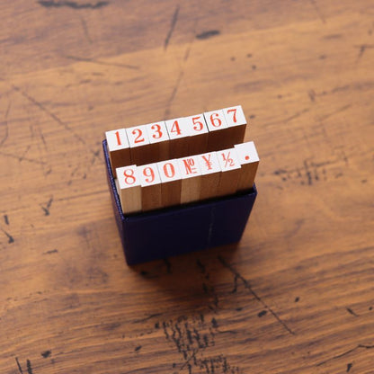 No.3 Western Number Rubber Stamp · 36 Sublo