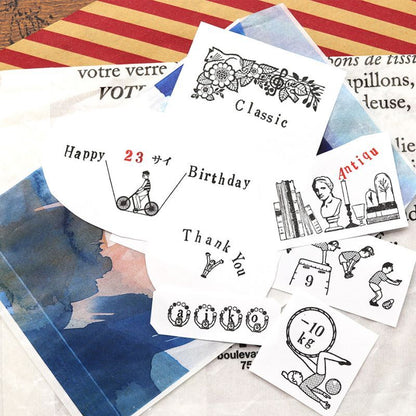 No.3 Western Number Rubber Stamp · 36 Sublo