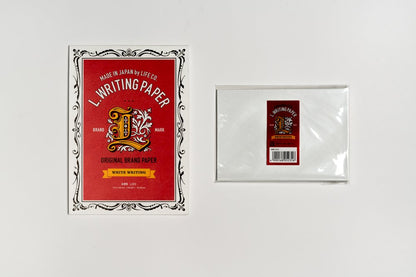 L. Writing Paper A5 Ruled Pad《Red Cover》