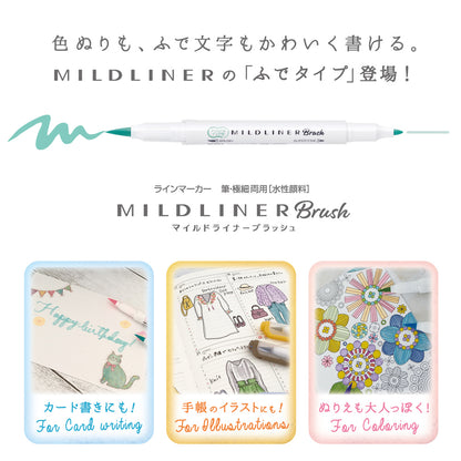 Mildliner Double-Sided Brush Pen · Zebra